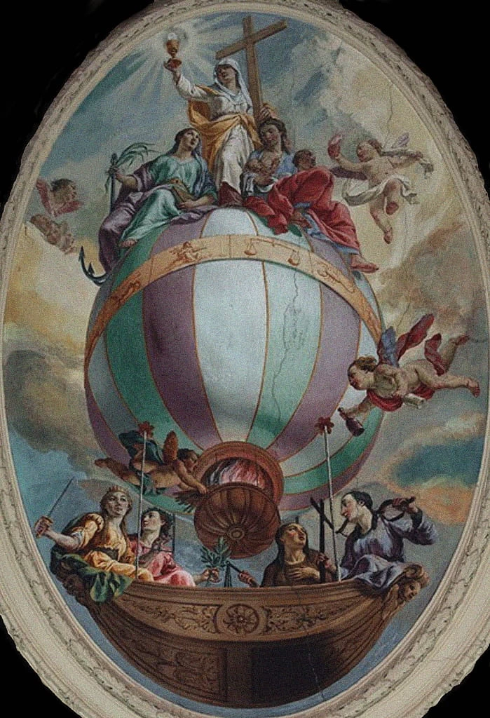 17-Trionfo delle virtù, Fede, Speranza e Carità - Grumell de' Zanchi, Bergamo